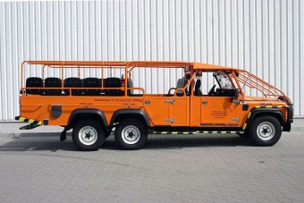 Land Rover a bányában