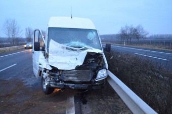 A nap képe - hármas karambol az M1-esen