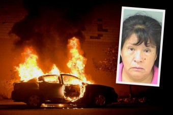 Ellopta és felgyújtotta fia autóját a bolond anya