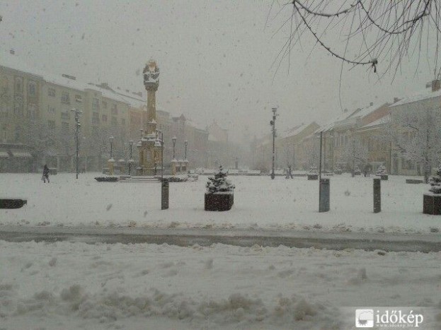 Durván rákezdett a havazás, mutatjuk, hol kell vigyázni 12 | Vezess Szombathely