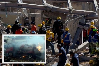 Tartálykocsi robbant fel, lerombolt egy kórházat