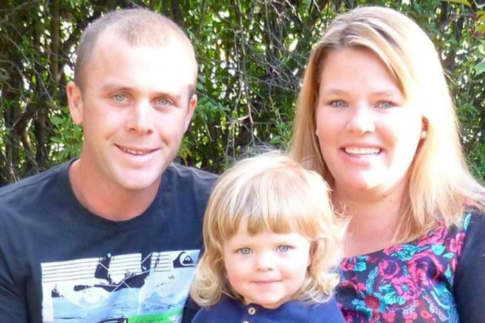 A házaspár első gyermekükkel, a most kétéves Matildával. Utoljára reggel 10 előtt beszéltek.