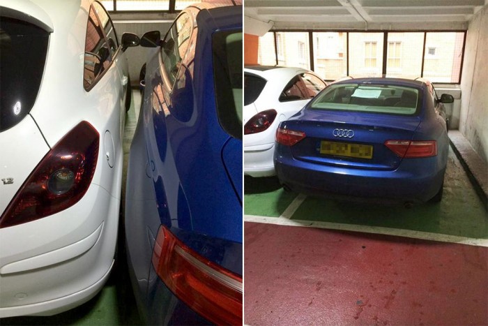 Pofátlan audis, aki úgy parkolt, ahogy nem illik 3