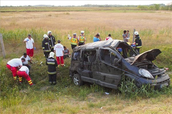 Baleset az M5-ös autópályán