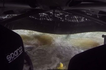 Belső kamera rögzítette a Mexikó-ralin történt balesetet