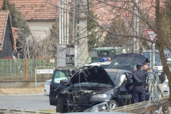 Kőkemény baleset Csongrádban, 6 afgán ült a terepjáróban