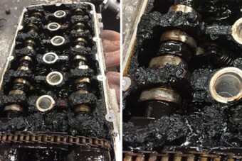 135 ezer kilométer, és nem cseréltek olajat - így néz ki a motor