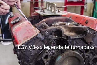 Egy V8-as motor látványos újjászületése