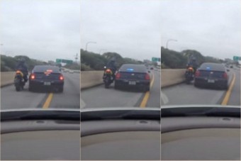 Majdnem megölt egy motorost az agresszív rendőr