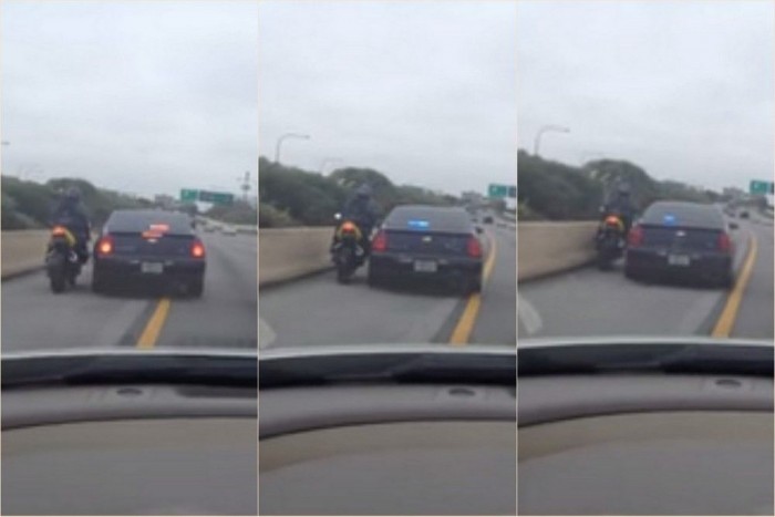 Majdnem megölt egy motorost az agresszív rendőr