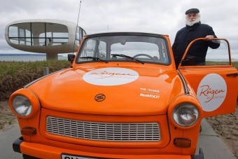 A nap képe - elektromos barkács-Trabant turistáknak