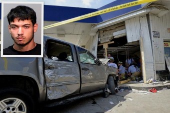 160-nal rongyolt bele a boltba a kisteherautó