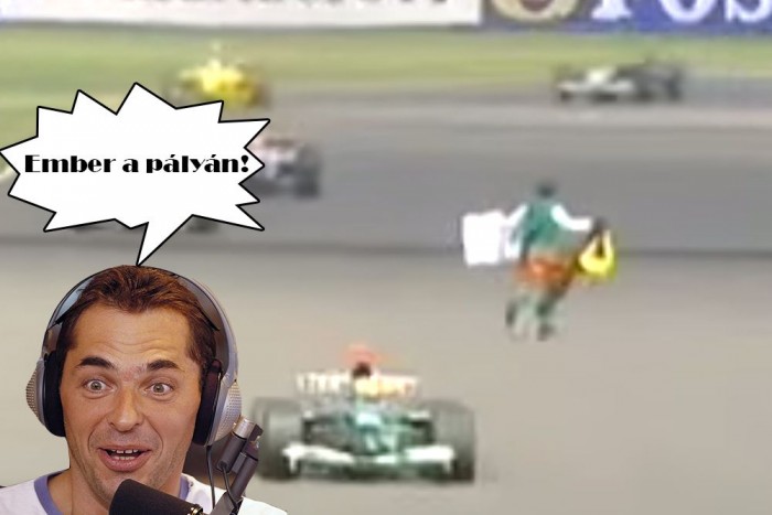 Az megvan, mikor Palik azt ordítja, hogy ember a pályán?