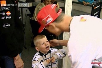 A kis Verstappen találkozott Schumacherrel