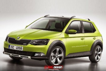 Jöhet a terepképes Škoda Fabia