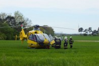 Mentőhelikopter és súlyos sérülés a Balatonnál 2