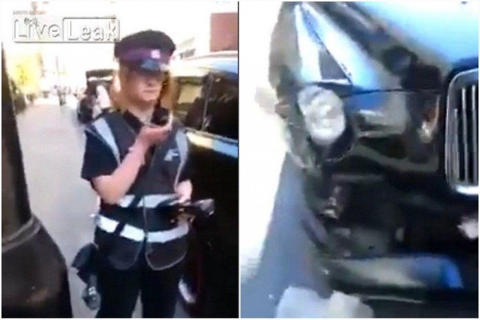 Megbírságolták, amíg az autómentőre várt