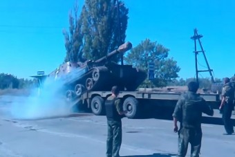 Az oroszok úgy parkolnak tankkal, ahogy bárki tudna