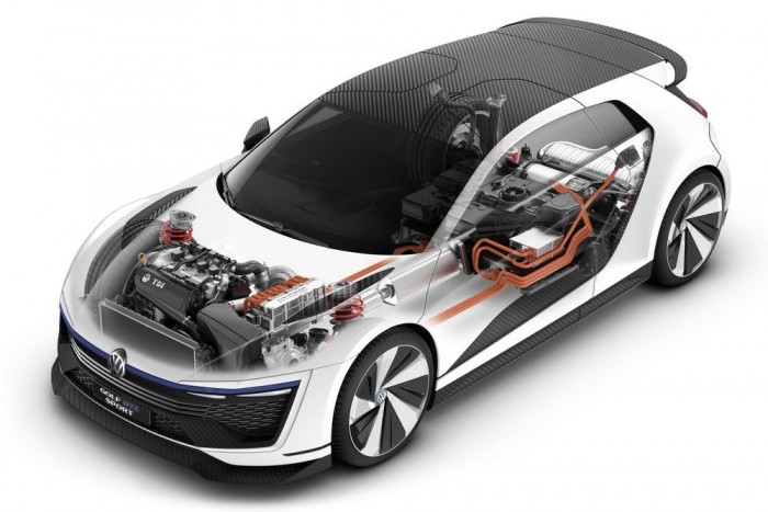 Szárnyas ajtós hibrid Golf, 400 lóerővel 7