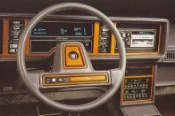 Cadillac Séville (1986) - Amerikában volt igazán nagy divat a digitális műszerfal az 1980-as években.