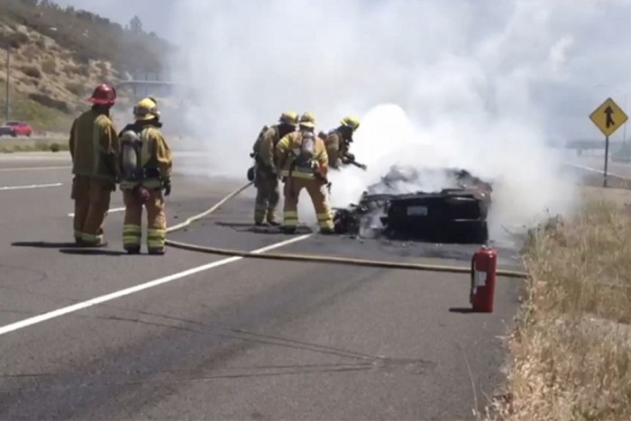 Így égett porrá egy Lamborghini Dubajban