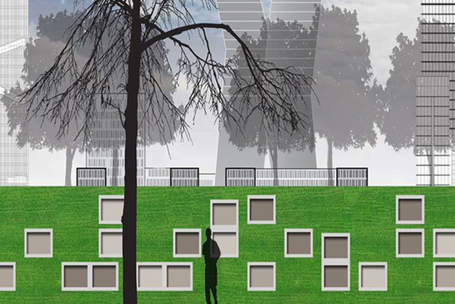 Koporsókat tennének az autópálya zajvédő falába