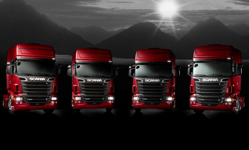 A Scania R-széria 500, 560, 620 és 730 lóerős motorokkal kézül