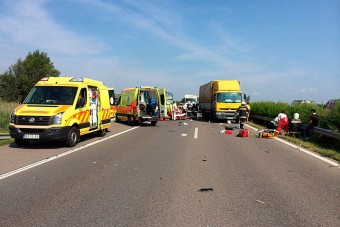 Halálos gázolás az M5-ös autópályán