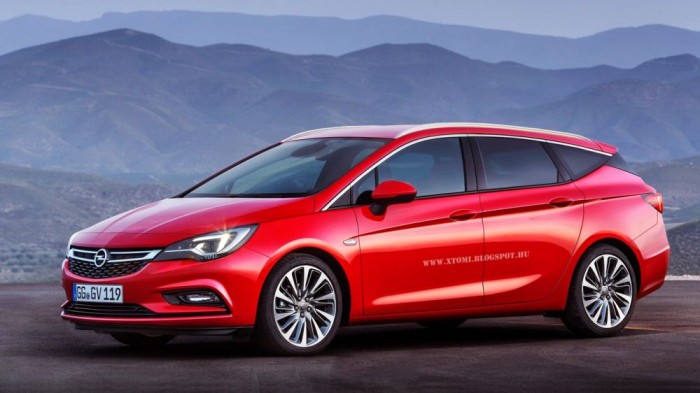 Ilyen lehet az új Opel Astra kombi és szedán 4