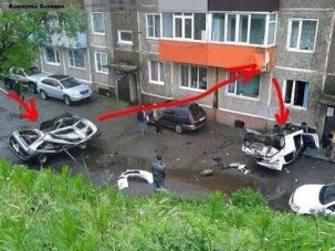 Lakótelep ennyire durva balesetet még nem látott