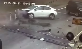 Vasúti átjáróban nullázta le autóját egy részeg