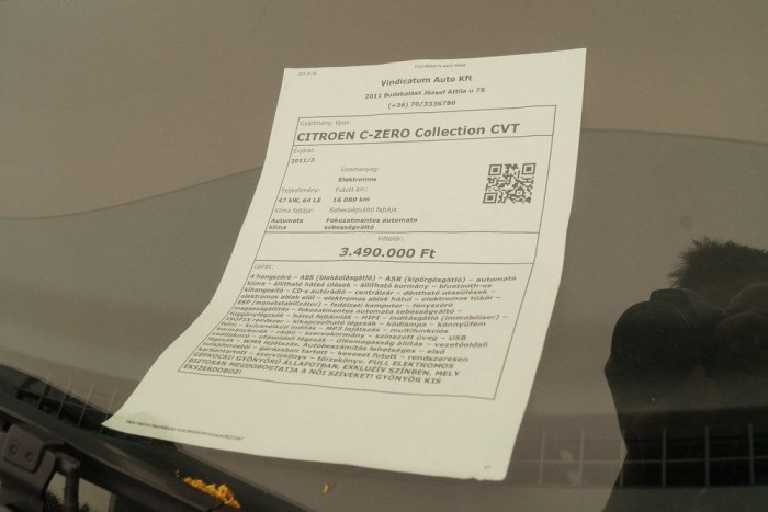 Használt villanyautók a magyar piacon 5 Ha az akku nem dől össze hamarosan, ezen az áron már bizony gazdaságos döntés lehet ez a kis villanyautó egy másfél milliós Suzukival szemben, középtávon