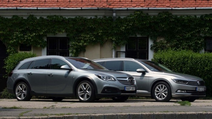 170 lóerővel és 400 Nm-rel az Insignia átdolgozott motorja erősebb a 340 Nm nyomatékú és 150 lóerős 2,0 TDI-nél. A Passat jóval csekélyebb súly kiegyenlíti a lóerőhátrányt