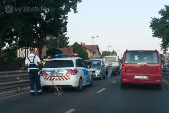 Baleset miatt lezárták a fővárosi gyorsforgalmi utat