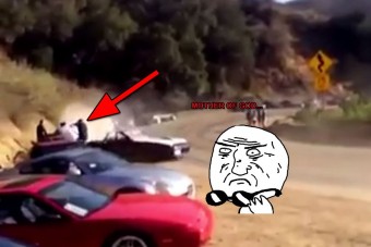 Elkaszálta az utcai drifter a nézőket