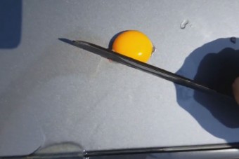 A kánikula hajrájában tojást ütöttünk egy autóra