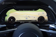 Az új Audi virtual cockpit (virtuális műszerpanel) felületén digitális formában jelennek meg az egyes műszerek