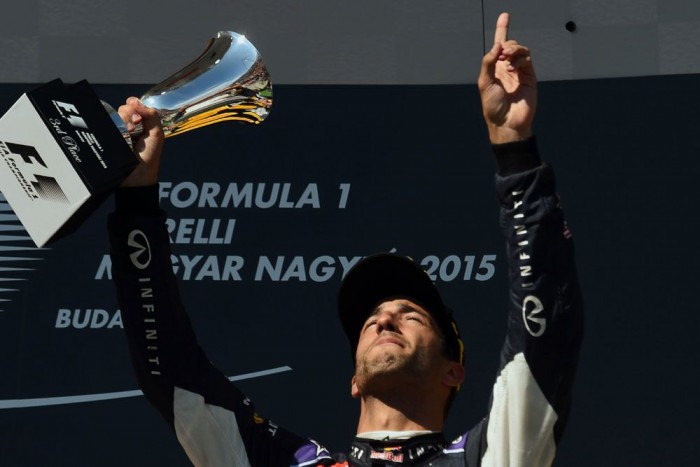 F1: Ricciardo a kupáját sem kímélte a Hungaroringen 2 F1: Ricciardo a kupáját sem kímélte a Hungaroringen 2