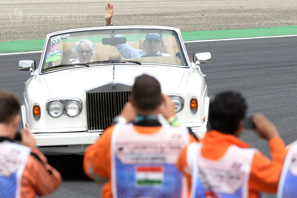 Piquet megautóztatta Ecclestone-t a Hungaroringen 1