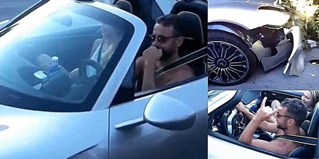 Menőzés közben tört össze a legdrágább Porsche