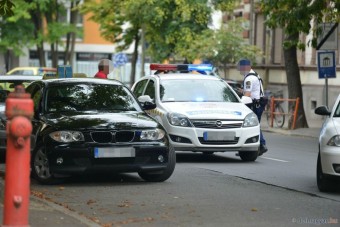 Rendőrök csaptak le egy BMW-s tanulóvezetőre Szegeden