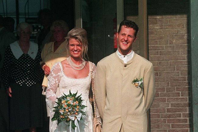 Schumacherék a 20. házassági évfordulót ünneplik