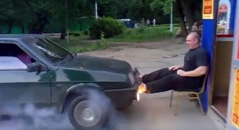 Parasztvakító trükk lábbal és Ladával