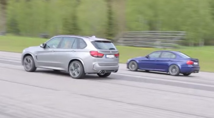 BMW X5M az M3-as ellen, meglepő az eredmény