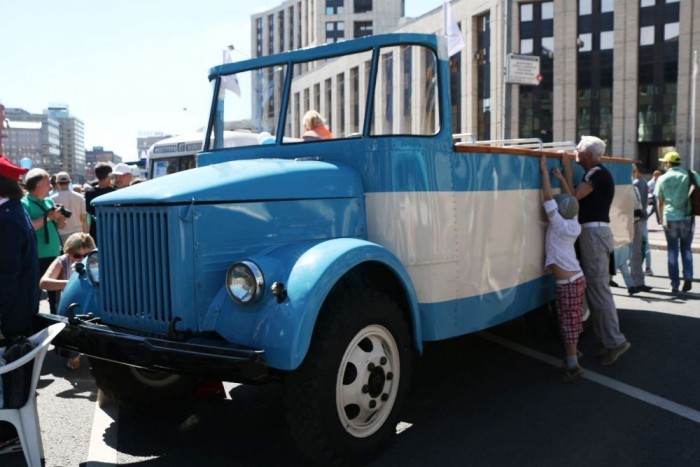 Ebből a PAZ Ritza kabrióbuszból csak ez az egy létezik Oroszorországban 