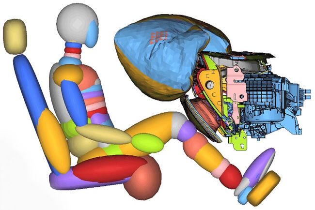 Így működik a Ford Mustang kesztyűtartó-légzsákja