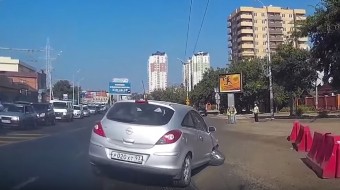 Ettől a balesettől rettegsz útfelújítás mellett haladva