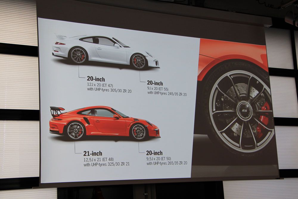 A 911-esek közül az eddigi legszélesebb gumikon gurul a GT3 RS