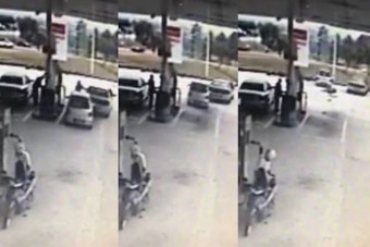 70 éves nyugdíjast gázoltak egy benzinkúton