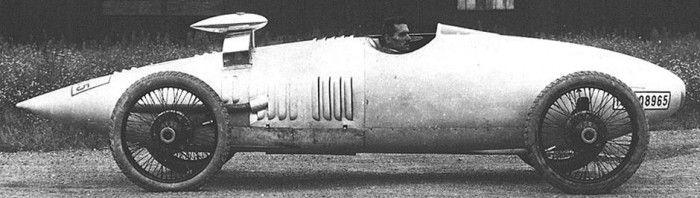 1923 Benz RH Tropfenwagen - Az első középmotoros versenyautó is Porsche nevéhez kapcsolható